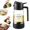 PARACITY Oil Dipenser Bottle with Silicone Bottom, 2 in 1