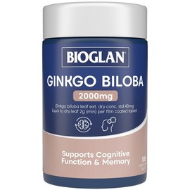 Bioglan Ginkgo Biloba 2000mg Tab X 100