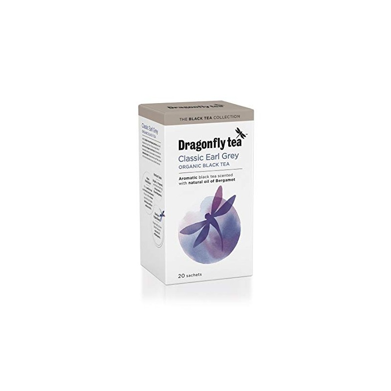 Dragonfly TEAS Organic Classic Earl Grey 20bags (Pack of 4)