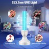Qualirey 2 Pack 25 Watt UV Light, UVC Lamp with
