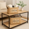 PRENDİ HOME S2-102 Set of 2 Foldable Jute Storage Baskets