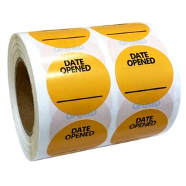 Date Opened Stickers 1.25 Inch Medication Instruction Labels 1000 Pcs Per Pack