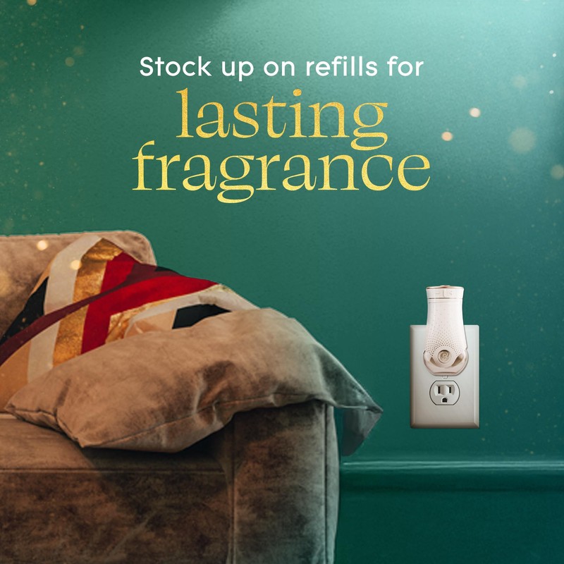 Glade PlugIns Refills Air Freshener, Balsam & Spruce and Bergamot