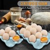 Flexzion Ceramic 12 + 6 Cups Egg Tray - 18