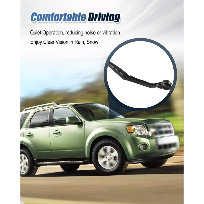 Replace 43513 43514 Front Windshield Wiper Arms Compatible with Ford