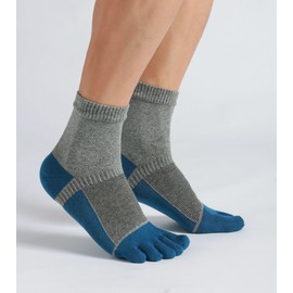 WIOIW Men's Five Toe Socks, Sports, Five Toe Socks, Running Socks, All Seasons, Five Toe Socks, Set of 6, #61, Free size