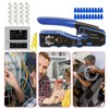Crimping Tool Kit,Industry Cable Clamp Set - Heavy-Duty Crimping Tool