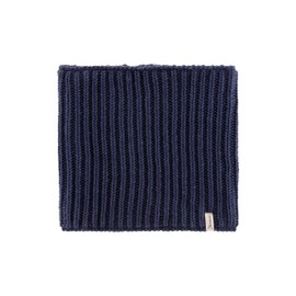 Sterntaler Unisex Knitted Tube Scarf Plain, navy
