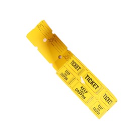 MEELYHOME 1 Roll 1000 Pieces Numbered Raffle Tickets Single Ticket Roll for Party Event, Prize Reward, Fundraiser, Carnival