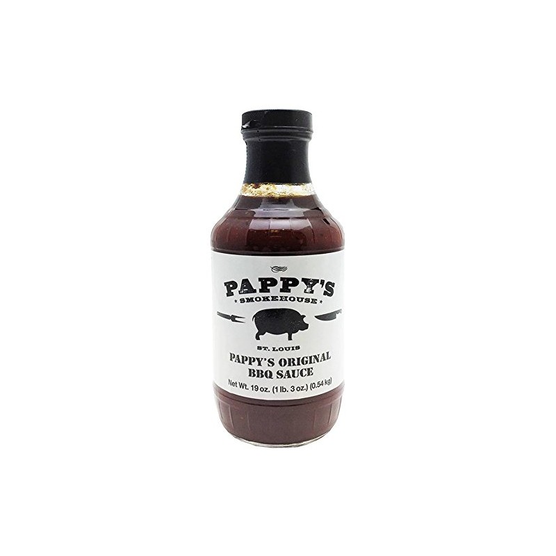 Pappy's Smokehouse Original BBQ Sauce, 19 Ounce, Memphis Style Barbecue