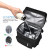 MIYCOO Lunch Bag & Lunch Box for Men Women, Double