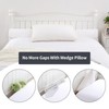 MABOZOO Pillow Wedge for Headboard Gap,White Bed Wedge Gap Filler