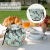 Wanzuoeng Tea Cosy Keep Warm Dolphin Floral Printed Teapot Protective