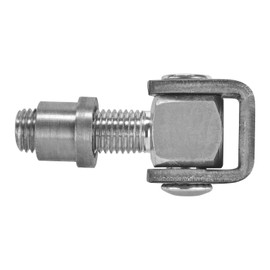 SO-TECH 2 x Gate Hinge 88 mm Adjustable with M20 Weld-In Nut Gate Hinge Steel Gate Hinge