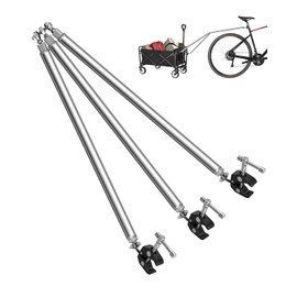 Bike Trailer Hitch Connector Compatible with Bicycles, Folding Tow Adapter