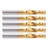 5pcs Professional CNC End Mill Metal Spiral Router Bit Milling
