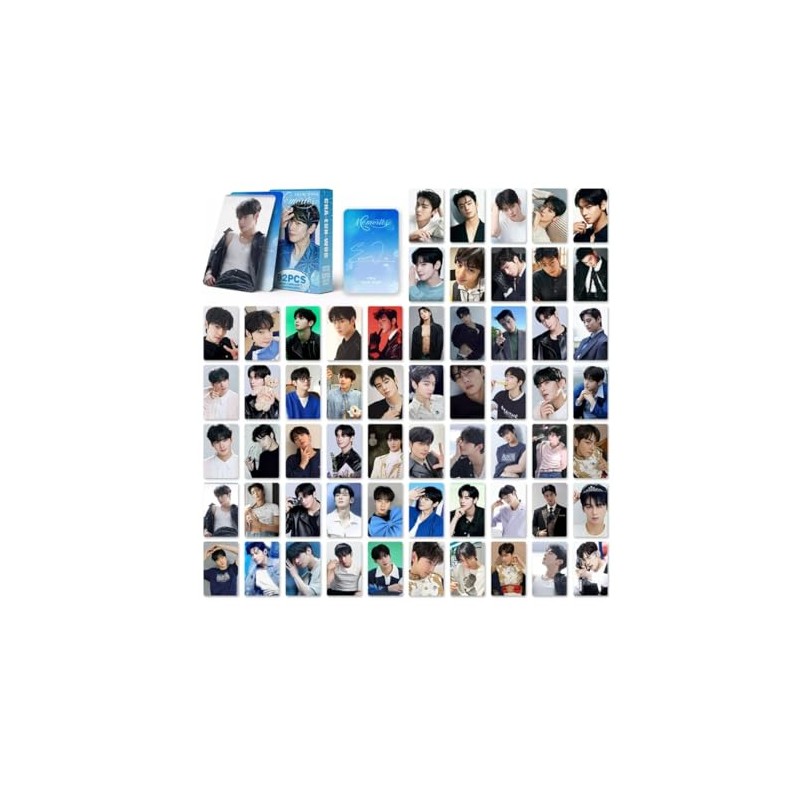 Cha Eun Woo92 Piezas (60 Photocard + 32 Sticker)