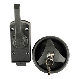 Door Lock Plastic Black