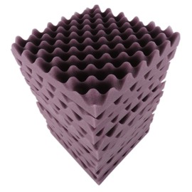 12PCS 30 * 30 * 5cm Foam Panels Egg Foam Pad Sound Isolation Foam for Home Studio Theater KTV
