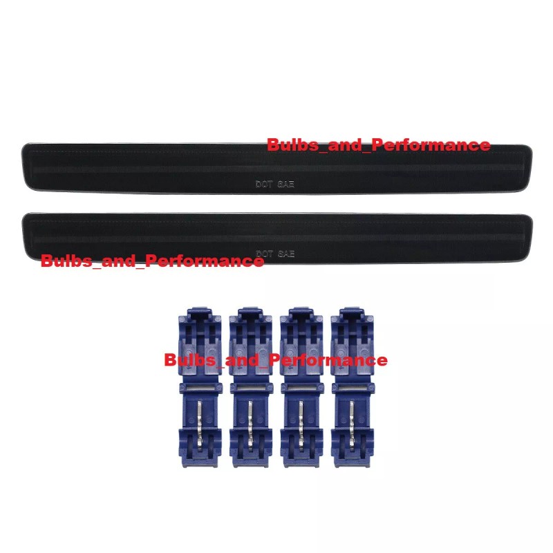 HPB LED SMOKED LENS LED BUMPER REFLECTOR LIGHTS for MERCEDES