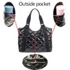 ZffXH Lightweight Quilted Shoulder Bag for Women Fits Anywhere Soft