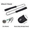Pocket Chainsaw Emergency Outdoor Survival Gear Folding Chain Hand Saw