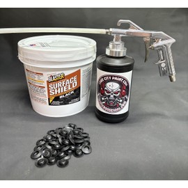 Gal. PB Blaster Black, Semi Pro Undercoating Gun, 1 Wand, 1 B Qt. Bottle, and 50 Rust Plugs