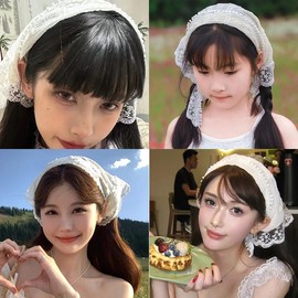 Boho Hair Scraf Headband Bandana Nonslip Headscraf Pretied Head Scarf for Women Girls Thick Thin Hair Decorations for Braids Shawls Hair Bandana Headbands for Girls Women Boho Accessories Headpiece