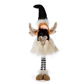 Giftcraft Christmas Girl, 23.23-inch Height, Polyester, Home Décor, Holiday Tradition