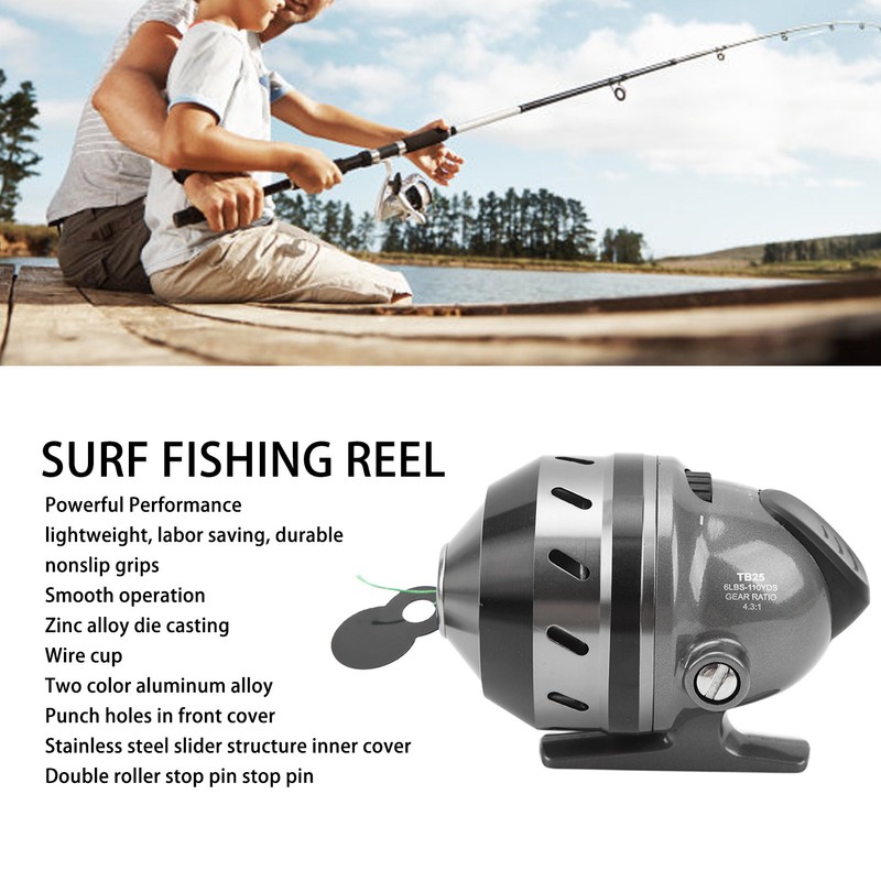 Fishing Reel Ultra Smooth Cast Fishing Reels Aluminum Alloy Round