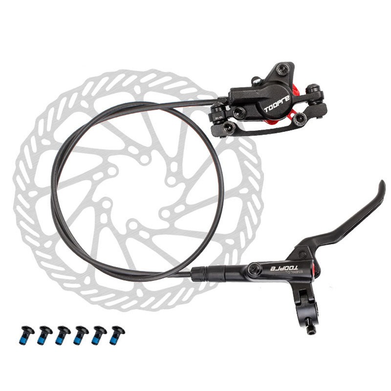 Hydraulic Bike Disc Brake Kit 160mm Disc Brake Rotor Aluminum