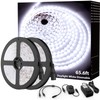 Onforu LED Strip Lighting Bright White, 65.6ft 6000K Dimmable Daylight