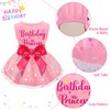 Dog Birthday Dress Dog Dress with Bowknot Tulle Birthday Princess