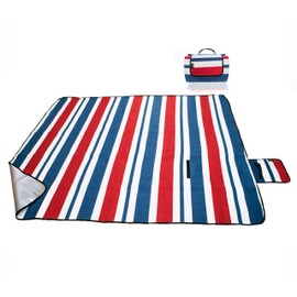 ANJ Outdoors Premium 3-Layer Large Picnic Blanket/Outdoor Blanket with Waterproof Backing and Polar Fleece Top|Portable, Lightweight & Easy to fold|Perfect Camping and Beach Blanket