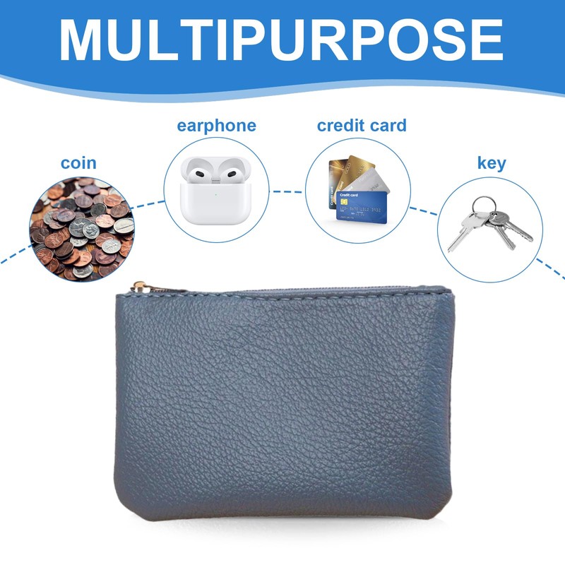 Women's Small Wallet, Small Purse for Women, Black, blue, brown,