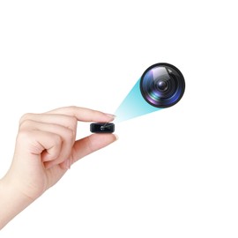 JFTWMG 64GB FHD 1080P Small Body Camera, Thumb Size Hands Free Recording Body Worn Camera, Wearable Action Body Cam, Premium Portable Camcorder Mount Anywhere for Security, Work, Guard, Travel