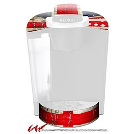 WraptorSkinz Decal Style Vinyl Skin compatible with Keurig K40 Elite Coffee Makers Painted Faded and Cracked Union Jack British Flag (COFFEE MAKER NOT INCLUDED)