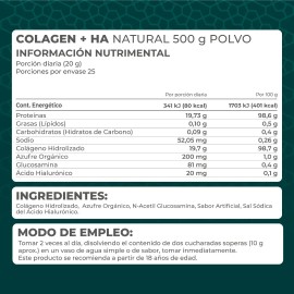 Kit 3 Piezas - Colágeno Hidrolizado +ha (500 Gr) Pronat