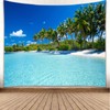 YISURE Ocean Tapestry Wall Hanging Sea Beach 108 x 80