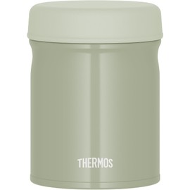 JEB-400 KKI Thermos Vacuum Insulated Soup Jar, 13.5 fl oz (400 ml), Khaki, All Parts Dishwasher Safe, Hot and Cold Cleaning, Easy to Clean and Easy to Clean with a Round Mouth Design