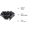 50 Pack 4.5 Inch Plastic Garden Stakes, Heavy Duty Landscape