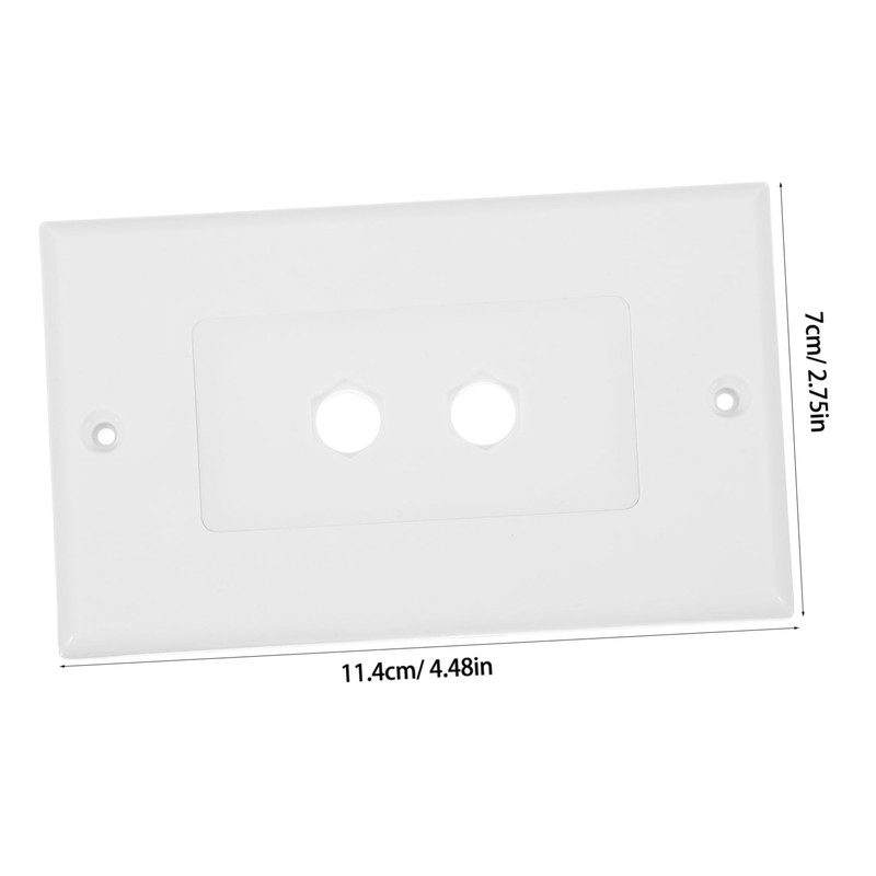 jojofuny Media Wall Connector Speaker Wire Wall Plate with Screws