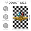Indy decorations Motor Race Garden Flag 12x18 Inch, Garden Flags