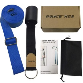 Leg Stretch Band - Door Flexibility Trainer, Improve Leg Stretching Foot Stretcher Band, Perfect Home Equipment for Ballet Dance, Taekwondo Exercise, Gymnastic Training Stretching Strap (blue)