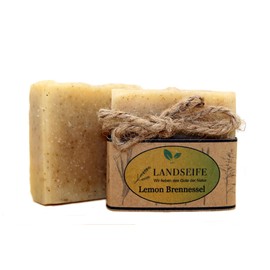 Landseife Lemon Nettle Handmade Organic Natural Soap