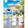 ExtreLife Smart Glasses Case, Works with Apple Find My, Rechargeable