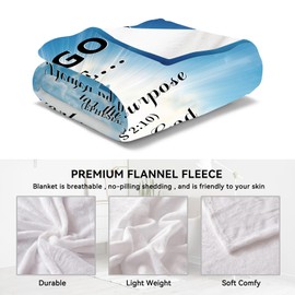 Shuwekk Christian Gifts for Men, Religious Gifts for Men, Inspirational Gifts, Bible Verse Gifts, Catholic Gifts for Men, Birthday Spiritual Gift for Christian Men, Bible Biblical Gifts,50"x40"