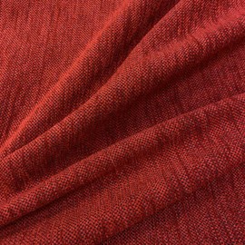 Kt KILOtela - Decorative Fabric Upholstery Fabric Furniture Upholstery Fabric Double Sided Chenille Upholstery for Chairs, Sofas, Furniture, 100 cm Length x 280 cm Width, Red