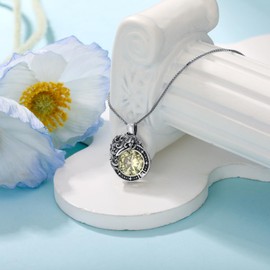 LONAGO Virgo Zodiac Constellation Necklace Virgo Zodiac Sign Pendant Necklace Celestial Horoscope Astrology Gift for Women