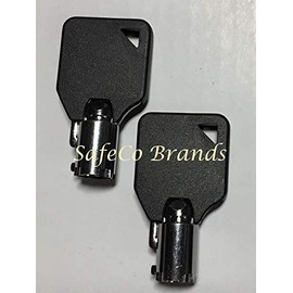 2-Keys for Homak Safes and Boxes Key Code Series K75 - K99 SafeCo Brands (K93 Homak)